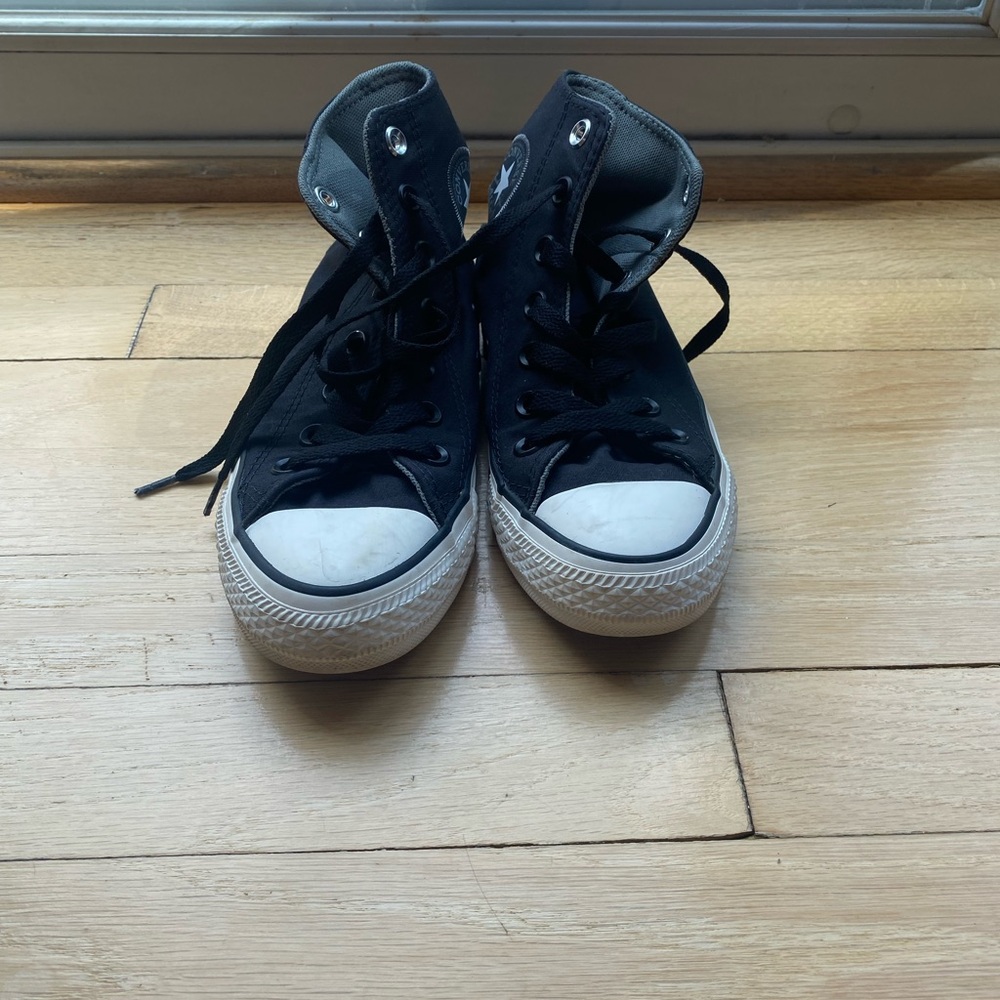 Black Converse High-Top Sneakers